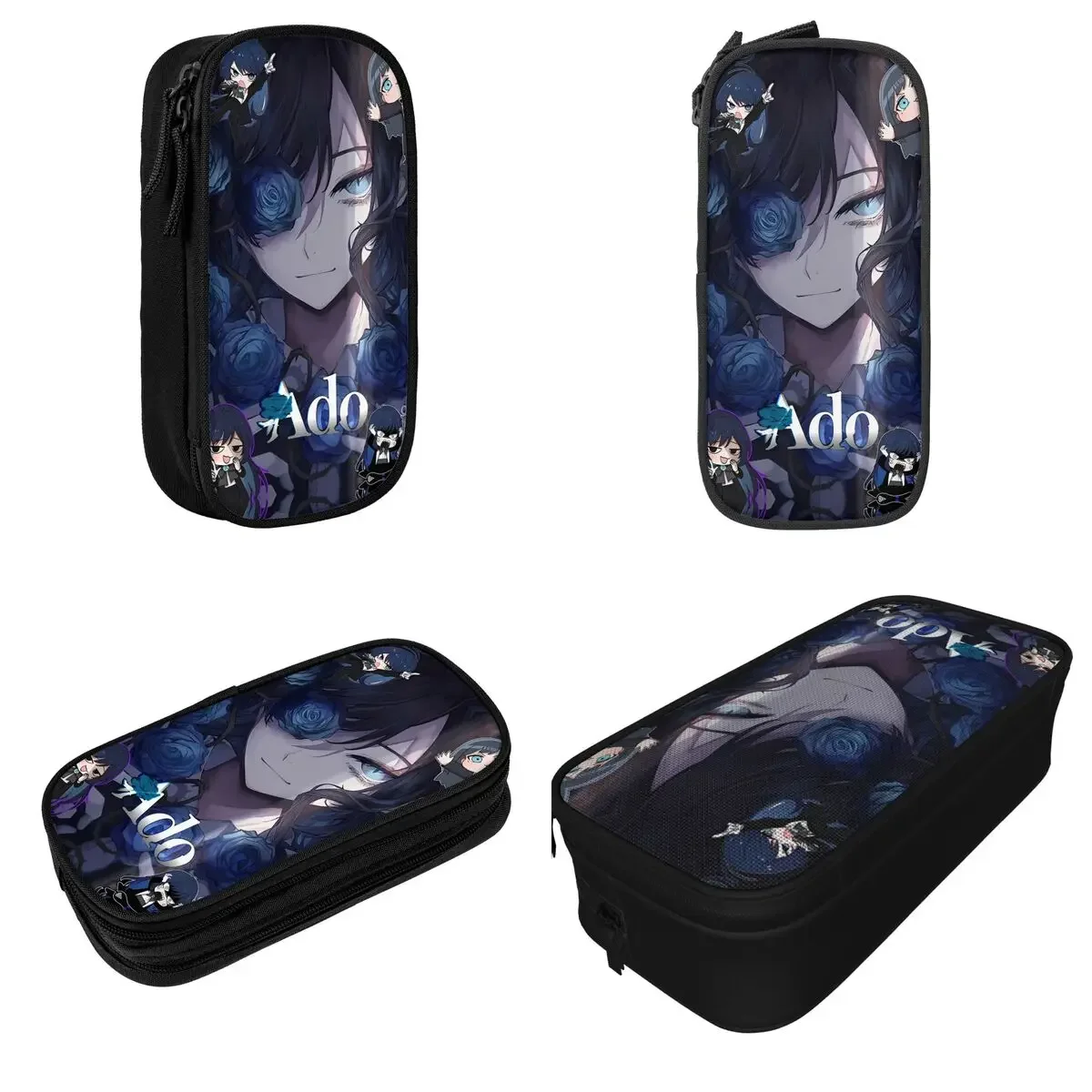 Ado Hibana World Tour Pencil Case Japan Singer Pencilcases Pen Box for Student Large Storage Bag Students School Accessories