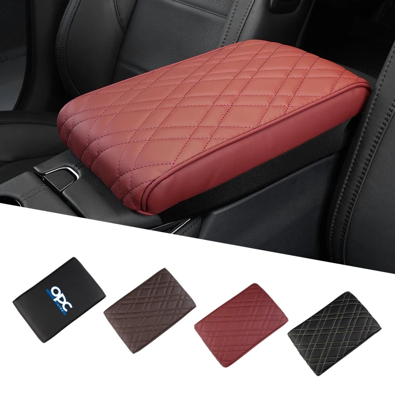 Car Central Armrest Cushion Box Mat Nonslip Protective Cover Pad Accessories For OPEL OPC Line Astra H J K Zafira B Corsa D view 2