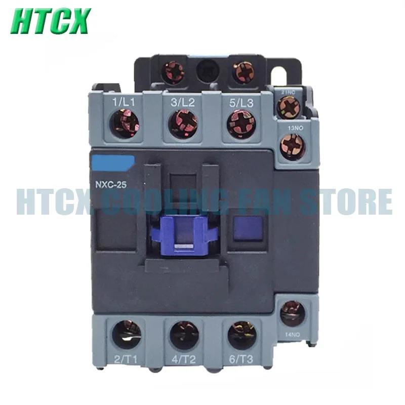 AC Contactor 1 Open 1 Close NXC-25 25A 380V 220V 36V