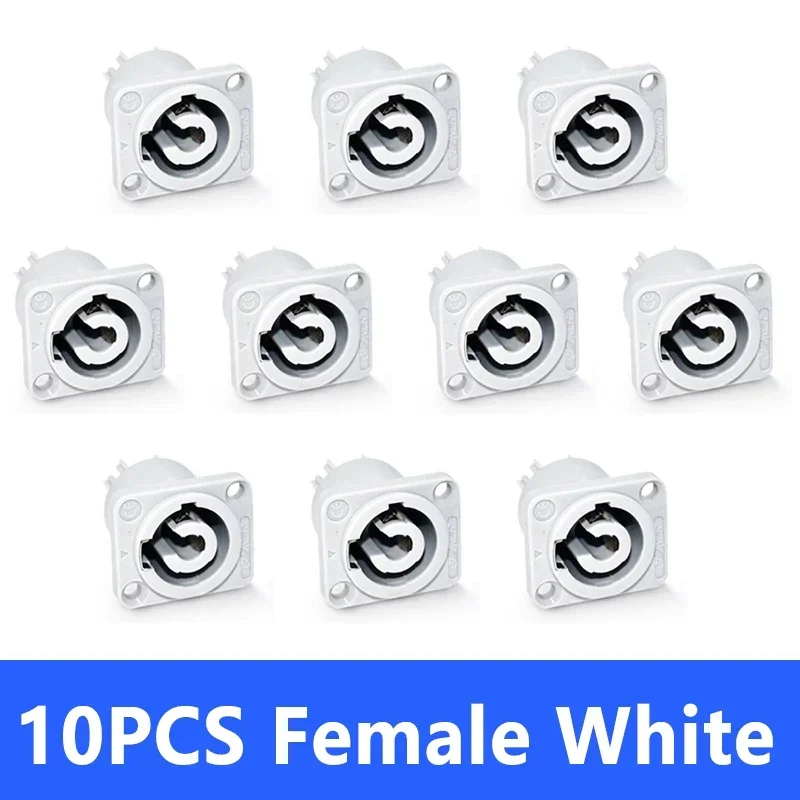 20A 250V 3 Pins Powercon Connector Large current Male Female Plug Socket Screen Stage Lighting Power Connecting NAC3FCA NAC3FCB