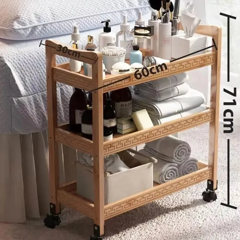 Mobile Cart Trolley Cosmetic Helper Auxiliary Spa Organizer Manicure Support Organizers Trolleys Salon Furniture Troley Tool