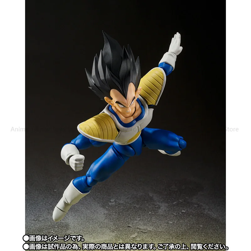 En Stock Bandai Anime figura de acción Dragon Ball Z SHF Super Saiyan Prince Vegeta IV 24000 potencia modelo terminado juguete para regalo