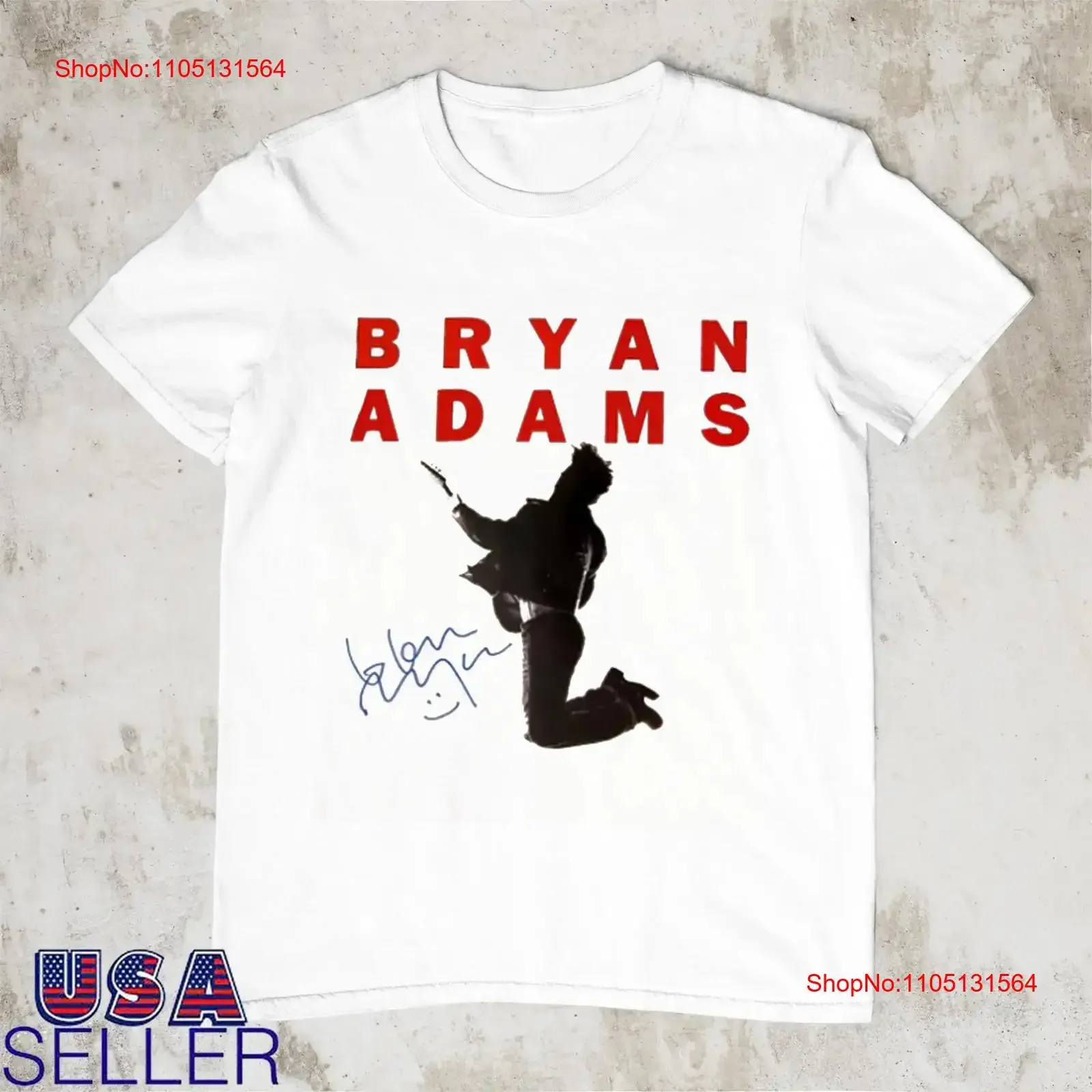 

Концертная футболка Bryan Adams Tour, полный размер S 5XL, винтажная стираная футболка с рисунком, дышащая, мужская, слегка уличная, удобная