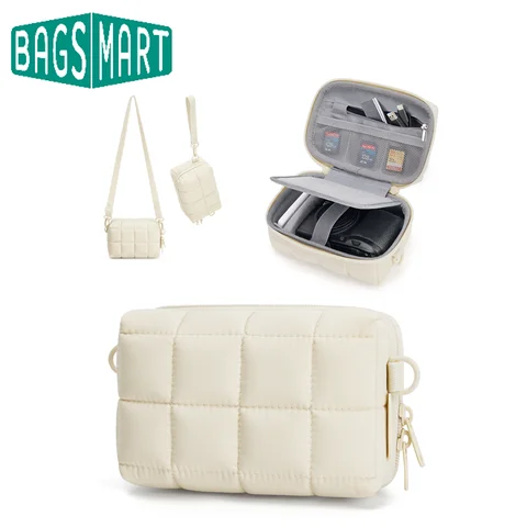 BAGSMART-Bolsa pequeña para cámara Digital, ligera, impermeable, para fotógrafo, Canon, PowerShot, Sony, DSCW800, DSCW830, GoPro