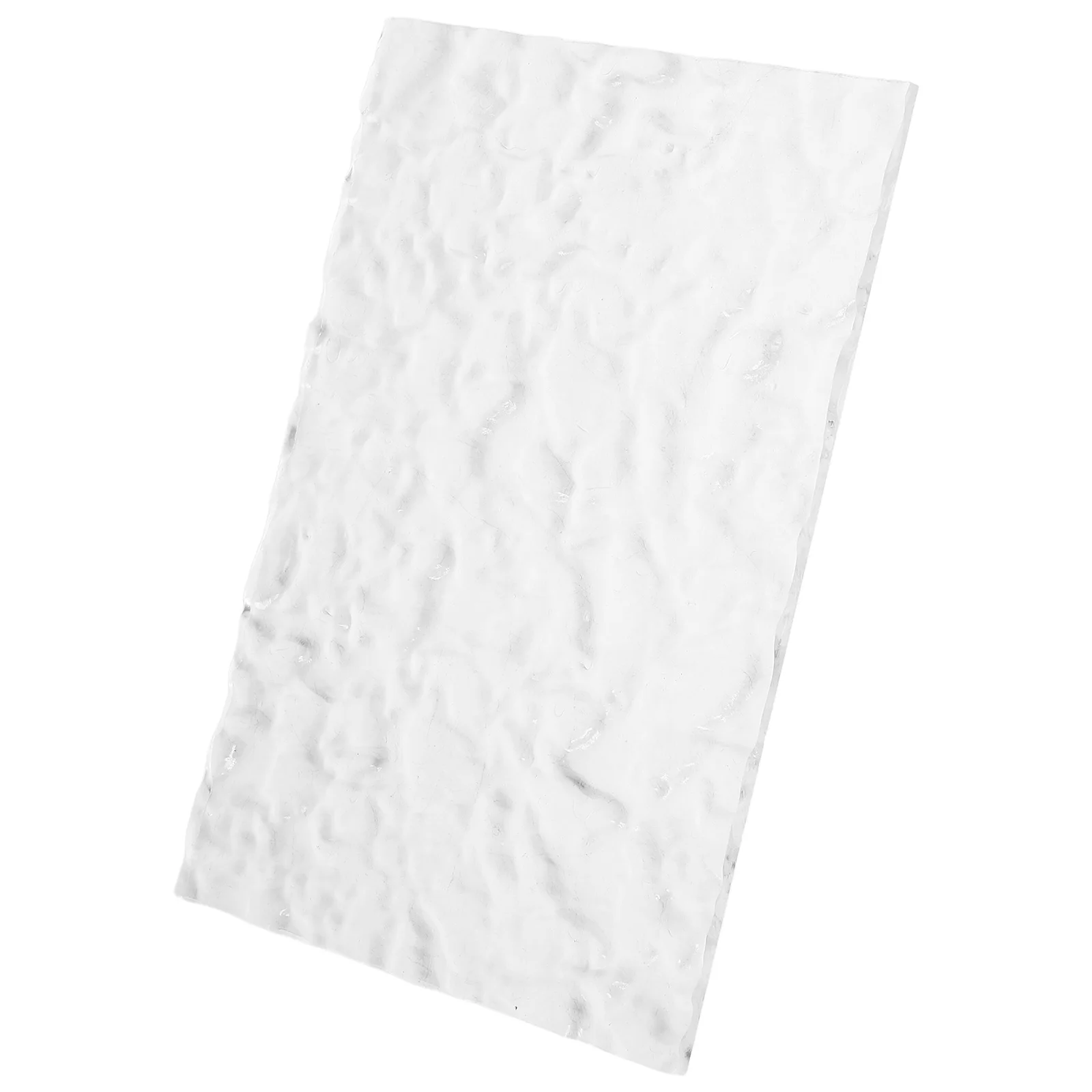 

Transparent Water Ripple Acrylic Board for Coasters Photo Background Decor Clear Panel Jewelry Display Sheet Durability Smooth