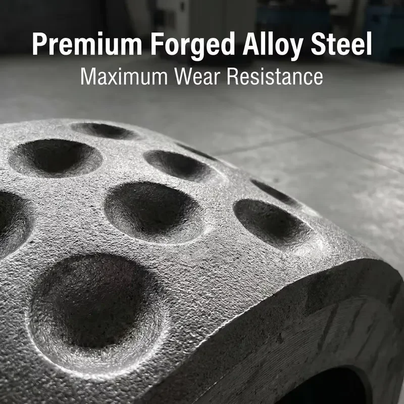 Yogie High Manganese Steel Customized Gorged Ball Press Dimple Roller Shell for Briquette & Crusher Pellet