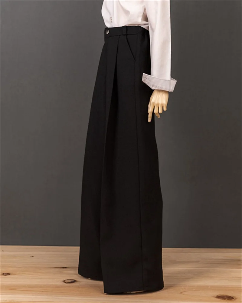 Nouveau pantalon de poupée BJD CD deuxième génération grand quart pantalon 68 73 75 77 oncle fort traînant le sol pantalon à jambes larges en Stock