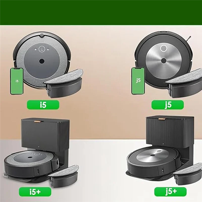 YCOC-Compatibile per Irobot Roomba Combo I5, I5+,J5, J5 Plus Accessori di ricambio Spazzola laterale principale Filtro Mop Sacchetto per la polvere
