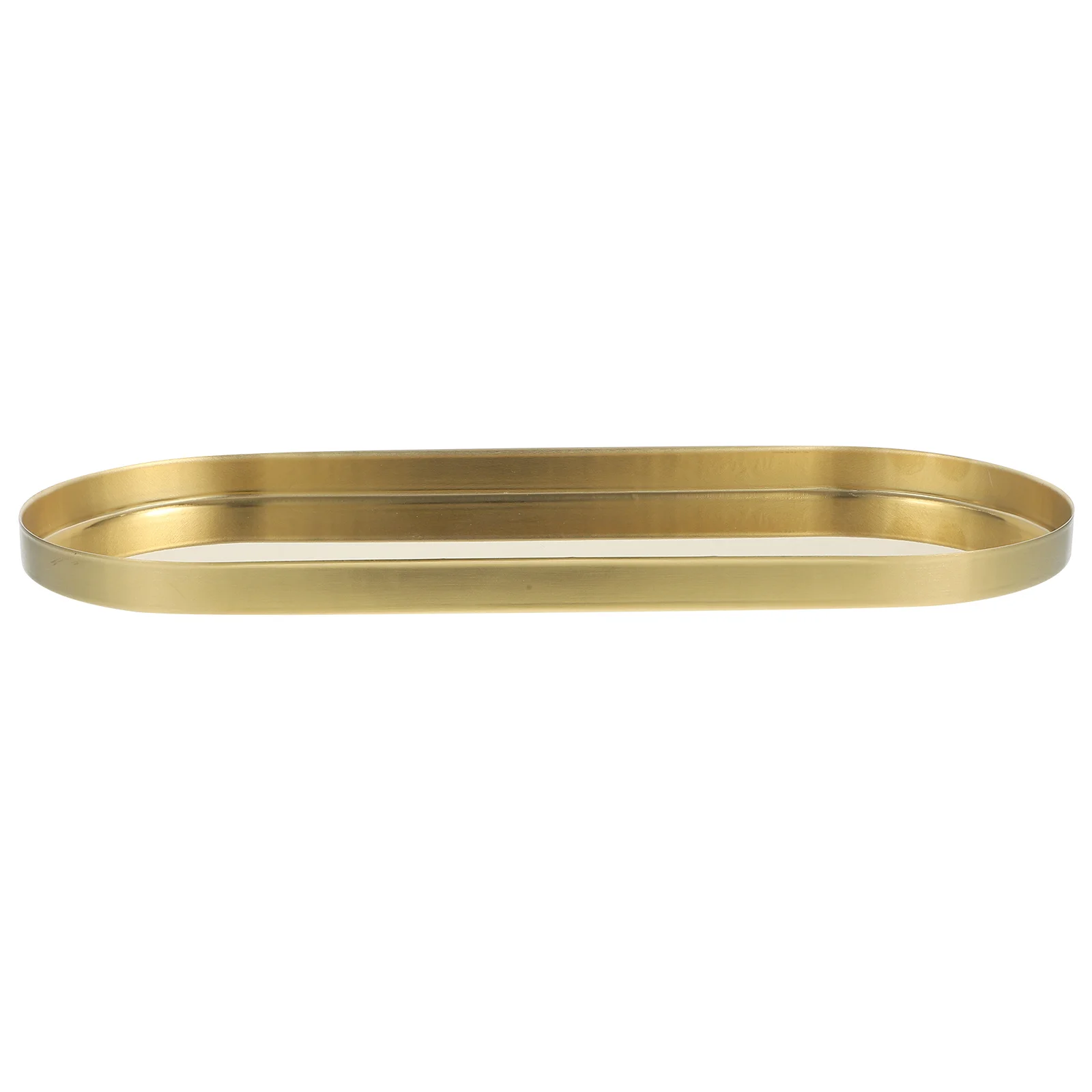 

Stainless Steel Tray Multi-Use Storage Tray For Jewelry Snacks Keys Tea Serving Desktop Bathroom Kitchen Dish Plate