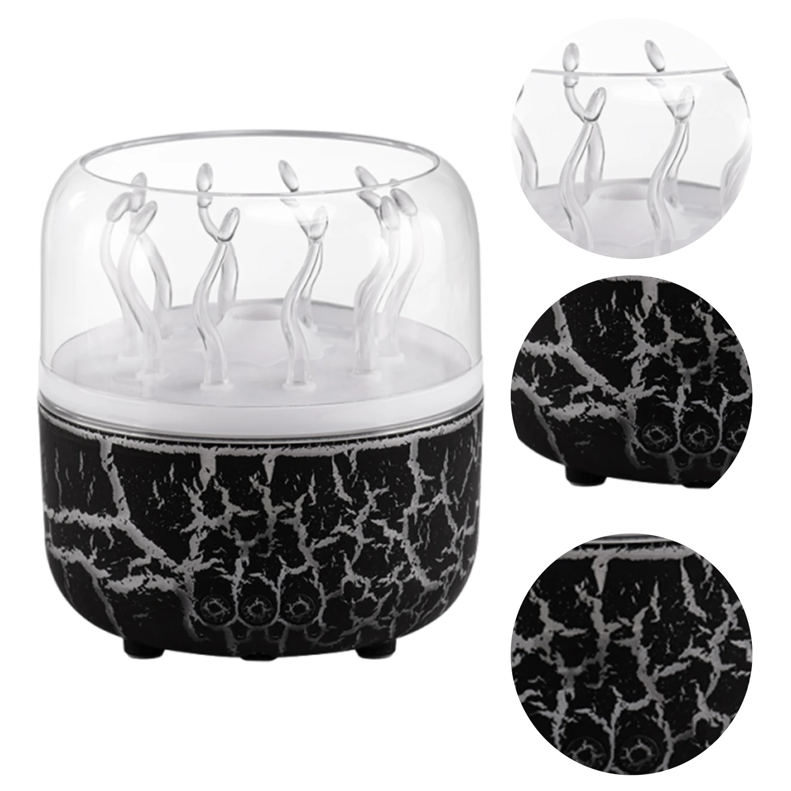 280ML Rotating Jellyfish Aroma Diffuser with Remote & Timer Jellyfish Air Humidifier for Home Bedroom
