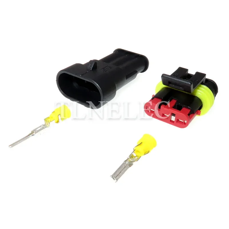 282087-1 282105-1 TE Tyco Amp 3 Pin Way Male Female Waterproof Electrical Auto Wire Harness Connector Auto Plug