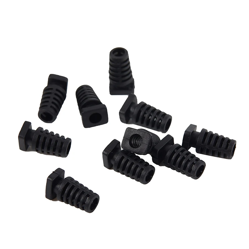 10Pcs 4.1mm Cable Gland Connector Rubber Strain Relief Cord Boot Protector Wire Cable Sleeve For Power Tool Cellphone Charger