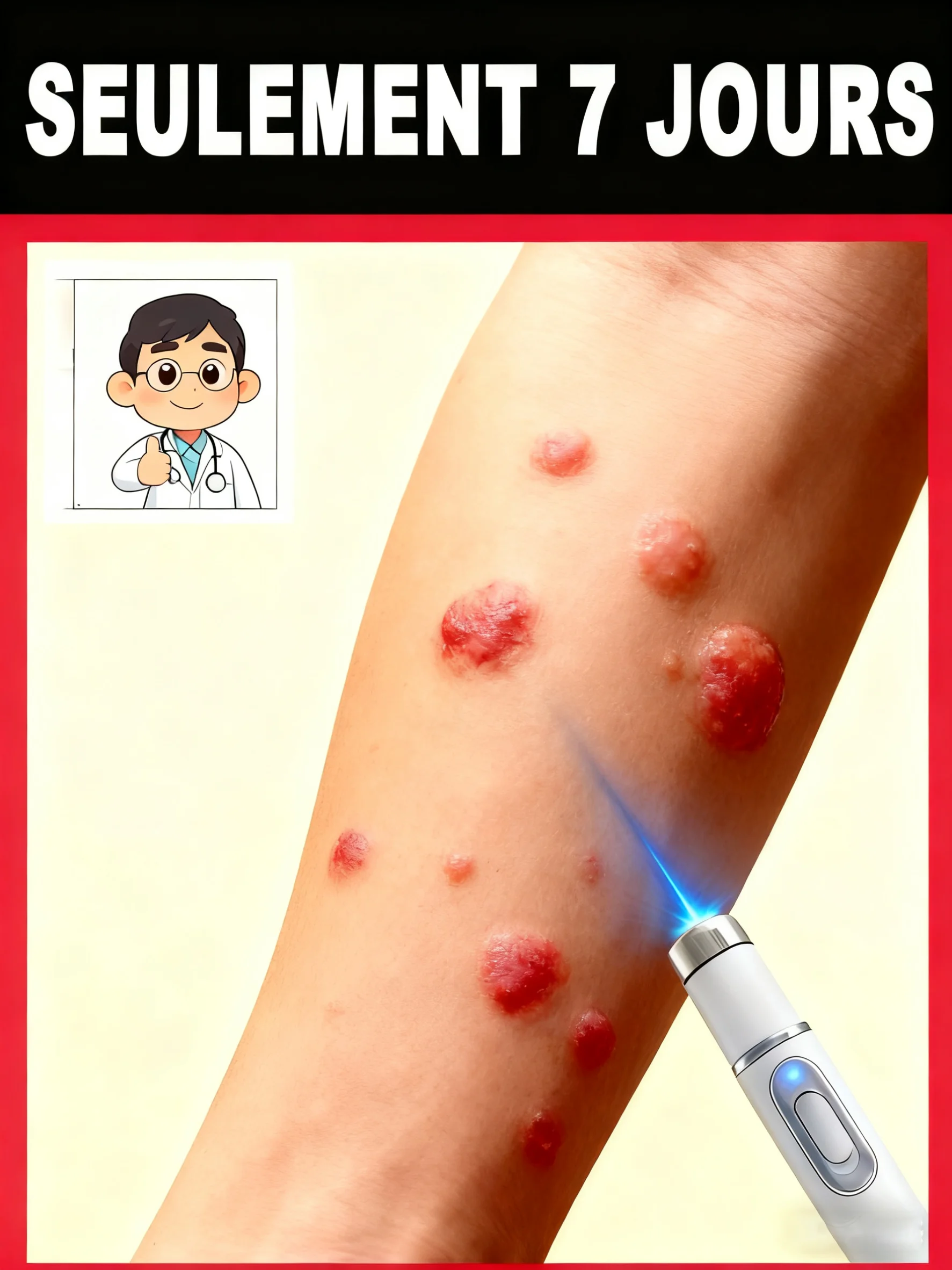 

025Warts blue light tool, more discounts on sets