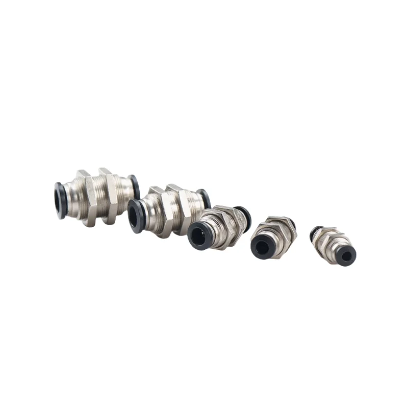 Black Pneumatic Fitting Pipe Connector Tube Air Quick Fittings Water Push In Hose Couping PM 4mm 6mm 8mm 10mm 12mm