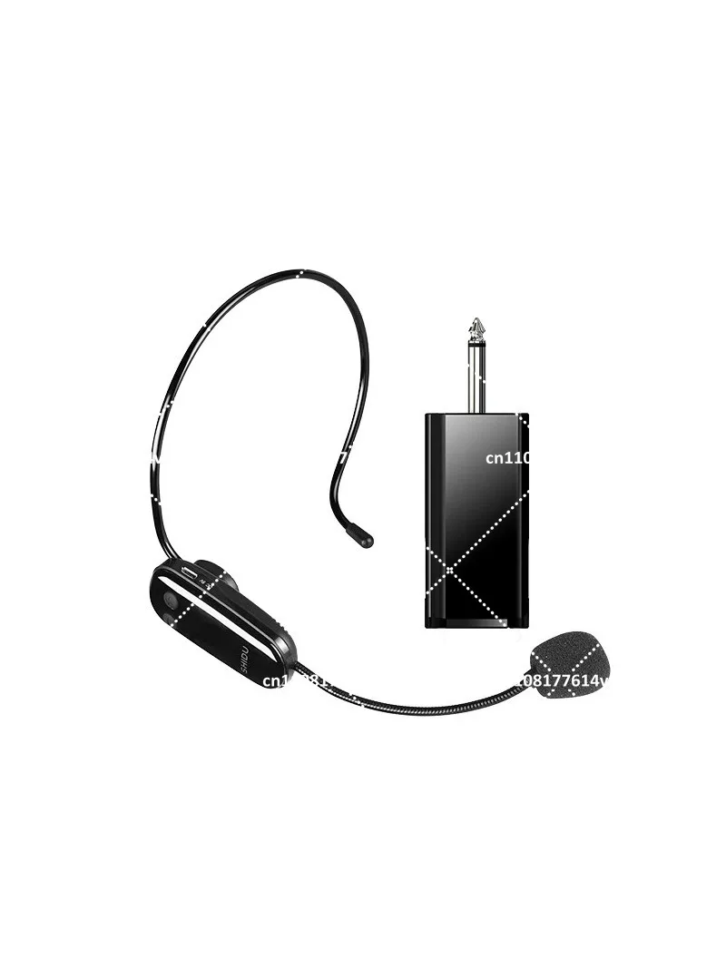 Single Wireless Rechargeable Headset Microphone UHF Condenser Professional Mic