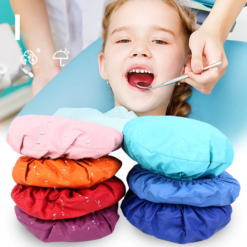 4pcs/set Dental Chair Cover PU Leather Dentist Seat Unit Dentistry Seat Protector Sleeves Elastic Waterproof Protective