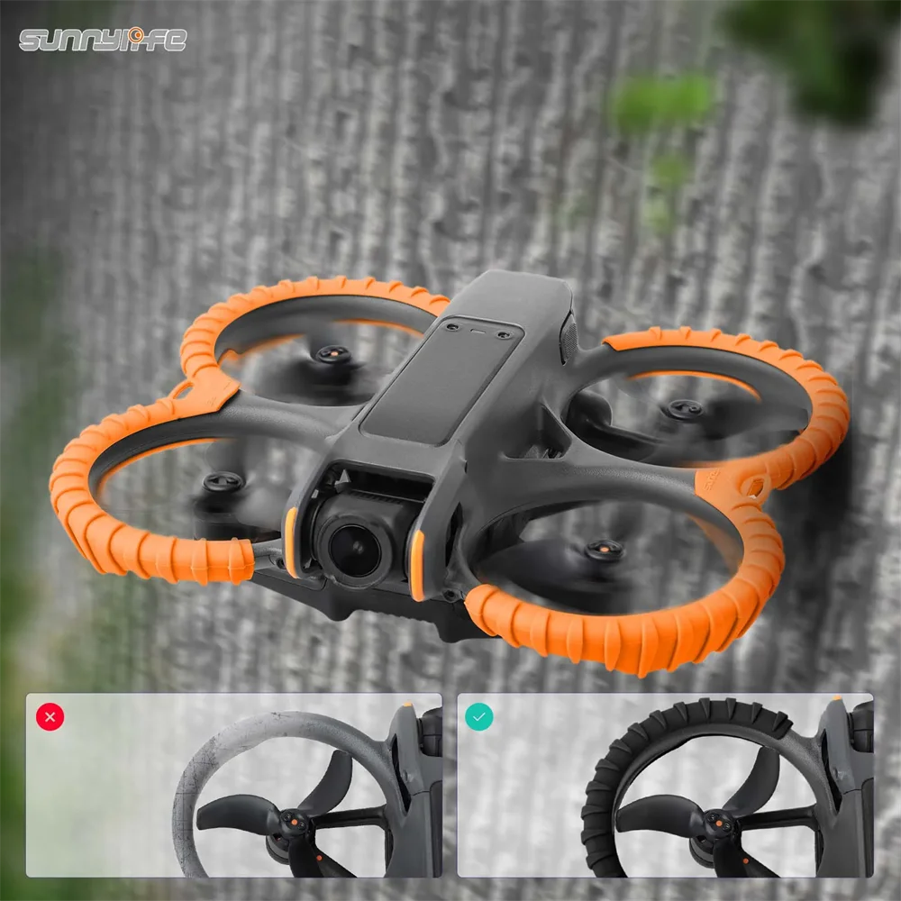 Copertura della protezione dell'elica per parti del drone DJI Avata 2 Protezioni antiurto Paraurti anticollisione Protezione dell'elica Accessorio drone