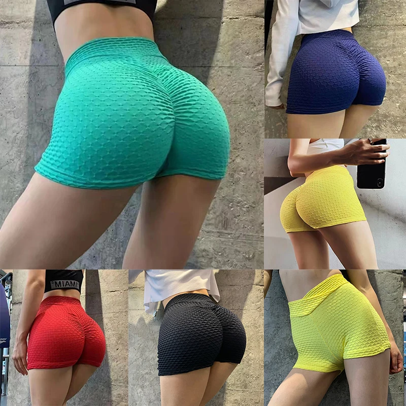 Spodenki do jogi damskie siลownia wysokiej talii Hip spodenki do jogi damskie bezszwowe elastyczne legginsy treningowe bieganie Fitness spodnie