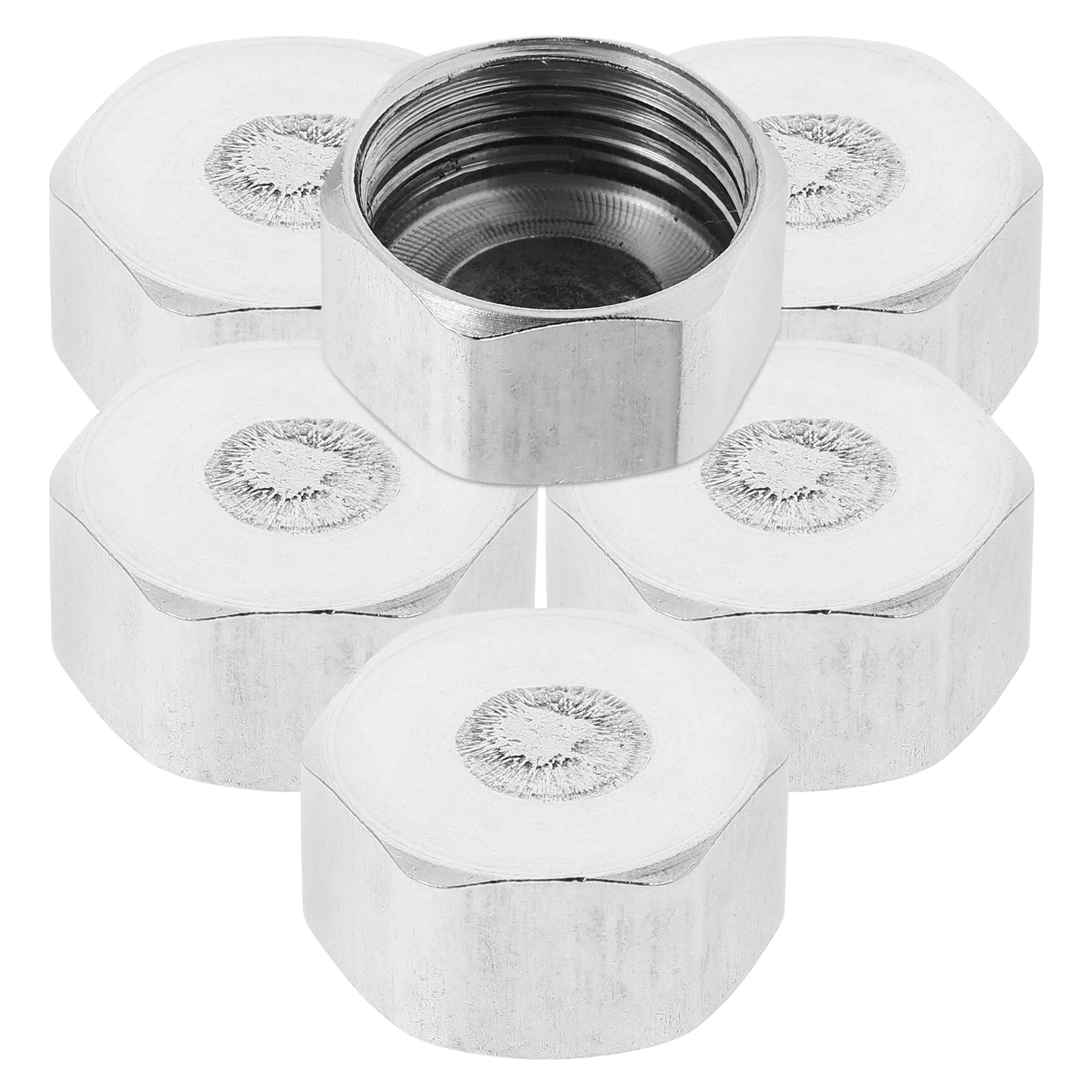 

6pcs Stainless Steel Plugs 1/2 Inch Cap for Sinks Radiators Pipes Gas Drainage Garden Faucets Hose Ends Fittings