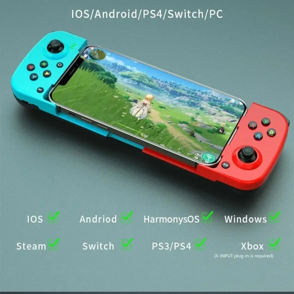 2024 BT 5.0 D3 Gamepad Telescopic Android Mobile Phone Controller Multicolor iOS Switch Game Controllers