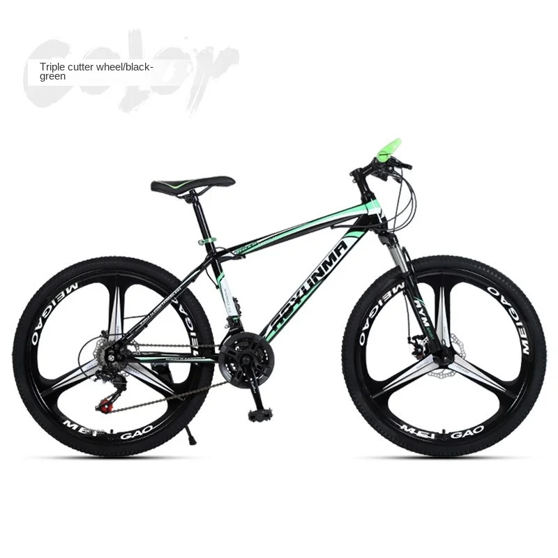 TULX Motion 24 Inch Mountain Bike Suitable For Adult Shock Absorption Dual Disc Brake Design For Easy Go Out Convenient Storage