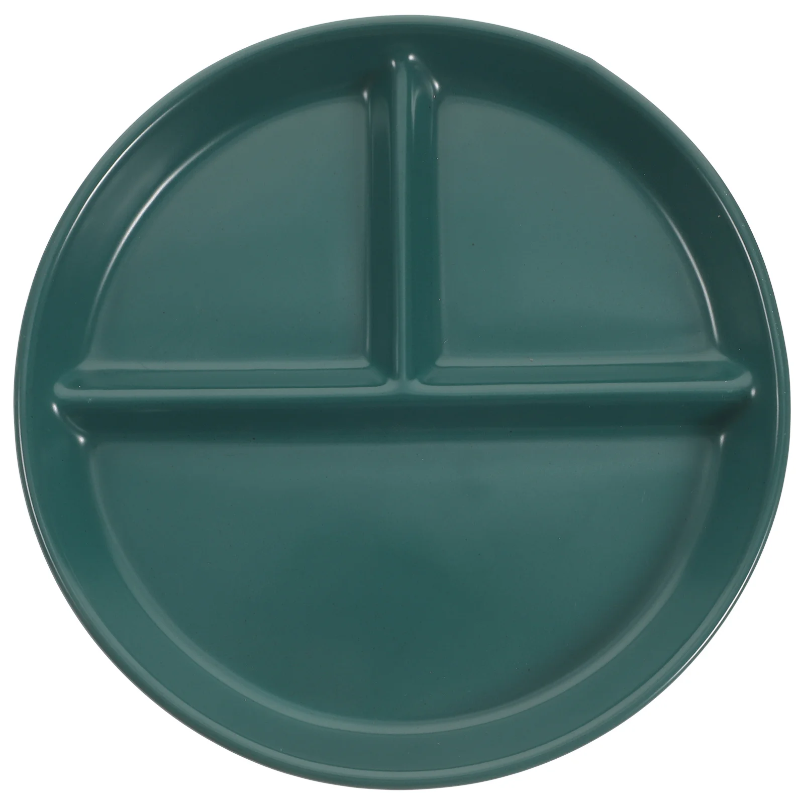 

Partitioned Dish Ceramicmulti-functional Divided Plate Bone Round Dinner Plates