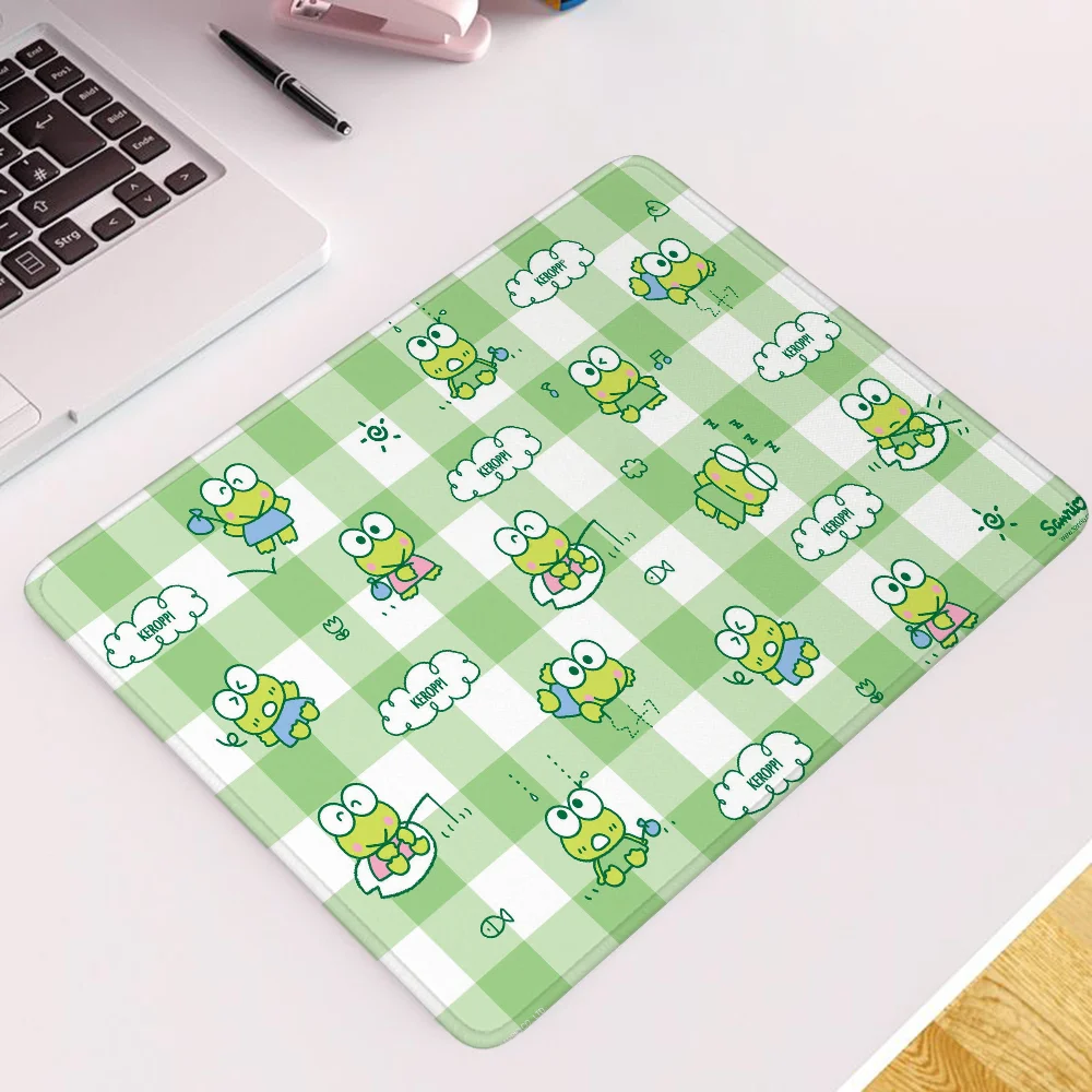 Gaming Mouse Mat Keroppi Small Custom Mouse Pad Anime Pc Gamer Accessories Mousepad Company Game Mats Desk Accessory Mause Table