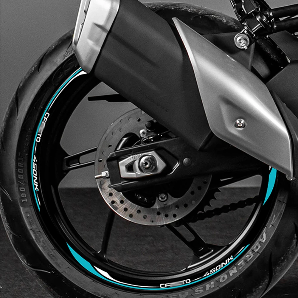 Motorcycle Wheel Sticker Wheel Hub Decal Rim Logo Decal Decorative Sticker For CFMOTO 450NK NK450 2023