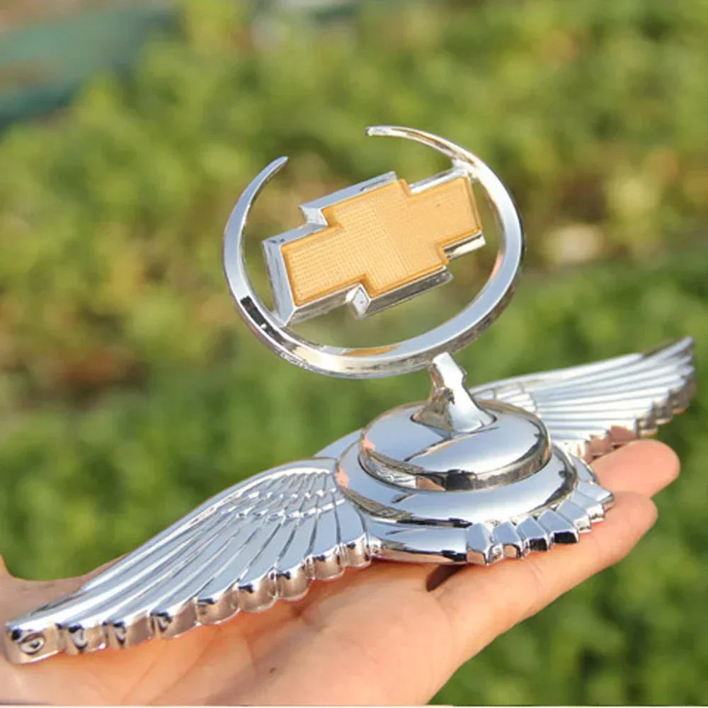 

Metal for Chevrolet AVEO CAPTIVA CRUZE TRAX IMPALA LACETTI MALIBU Sail SPARK Car Front Bonnet Hood Emblem Sticker Badge