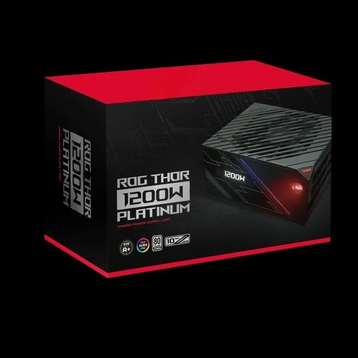 1200W PLATINUM Full Modular PC PSU 1200W Hot Sell ROG THOR for Gaming Desktop PC Qwitching Power Supply