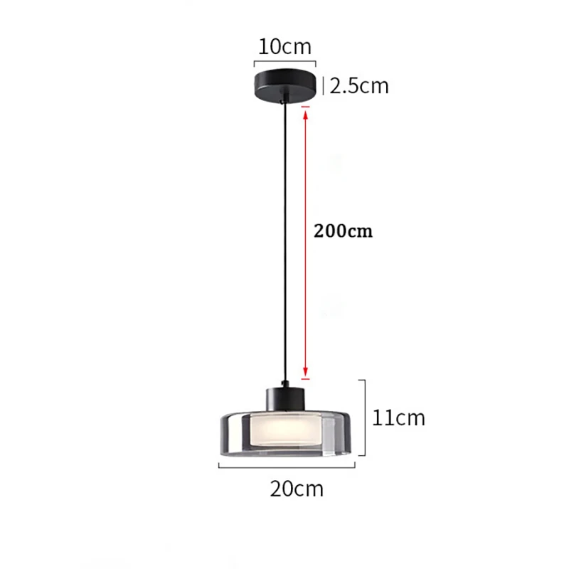 Imagem -06 - Moderno Criativo Minimalismo de Vidro Led Lustre Iluminação Sala Estar Quarto Luzes Pingente Luminária Decoração Casa Lustre Hanglamp