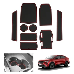 RUIYA for 2024 2025 Renault Rafale E-tech Car Door Groove Mat Anti-slip Slot Pad Auto Interior Renault Rafale 2024 Accessories