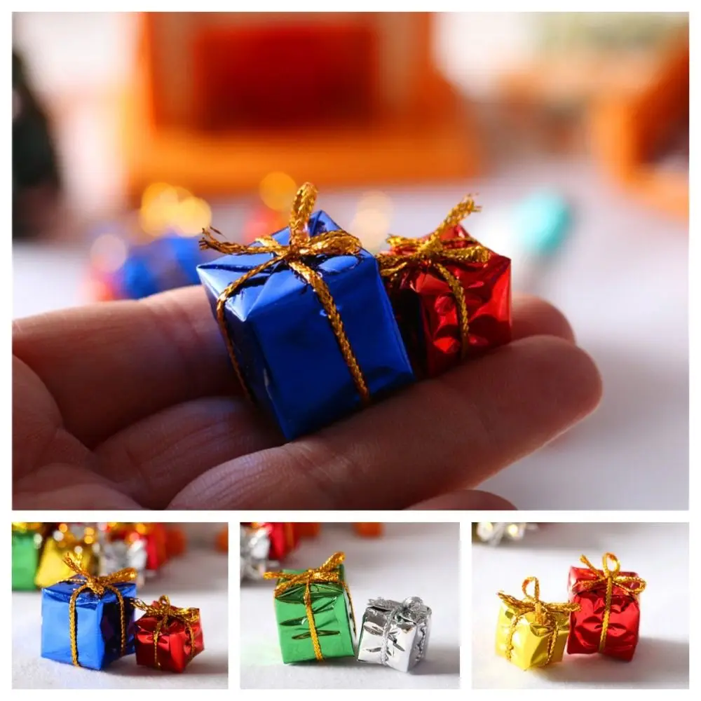 

Игровой набор: Мебель для кукольного домика 1:6/1:12, аксессуары для кукольного домика, реквизит для фотосъемки, имитация рождественской подарочной коробки, милая игрушка