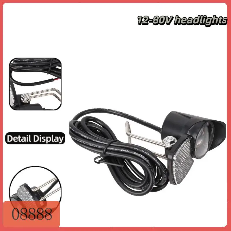 

High-quality electric scooter modification accessories 12-80V headlights night riding LED lighting