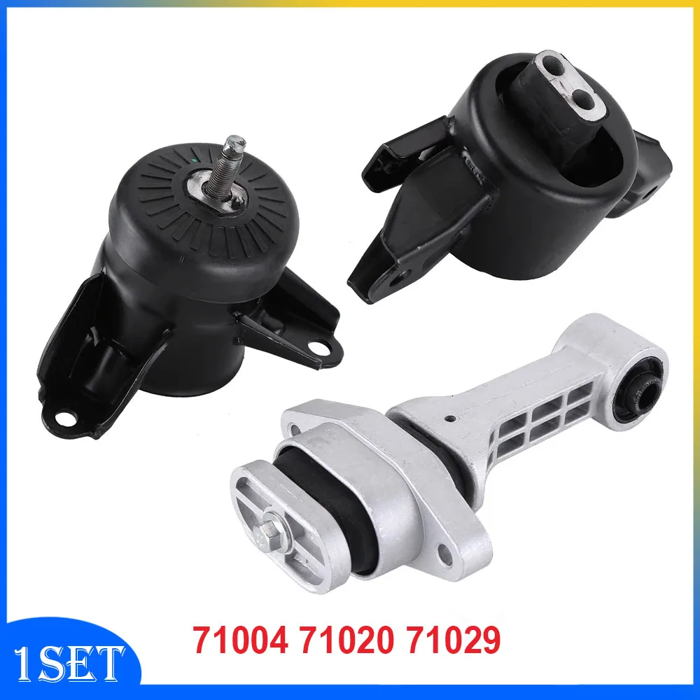 Engine Motor Trans Mount Set Car Accessories 71004 71020 71029 for Hyundai Accent Elantra for Kia Forte Rio Automatic 2011-2016 view 2