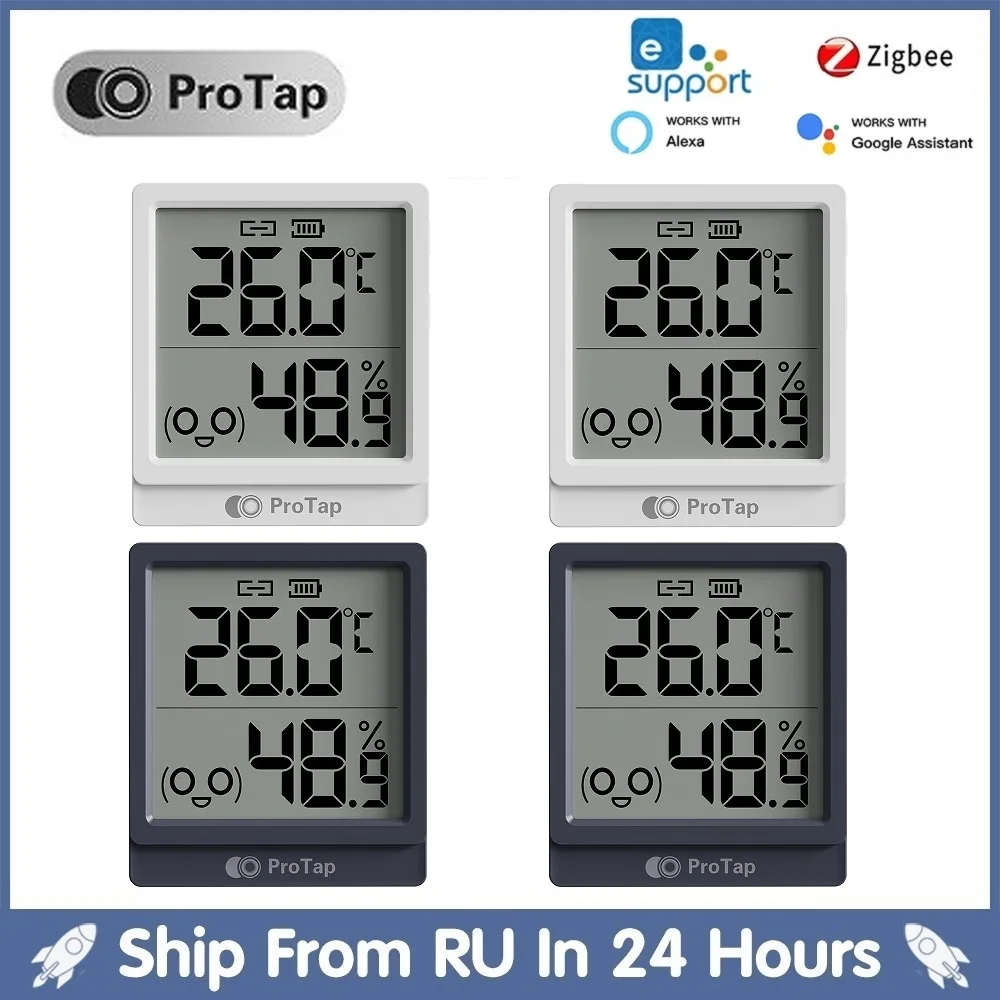 

New Smart Zigbee Temperature Humidity Sensor Z1 3.2" LCD Screen Work With EWeLink ZigBee Bridge Alexa Google Home Alice APP