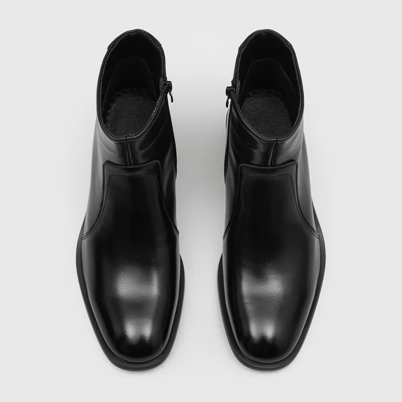 

High Quality Men Chelsea Boots Simple Elegant Non Slip and Breathable Comfortable for Business Leisure Daily Commuting
