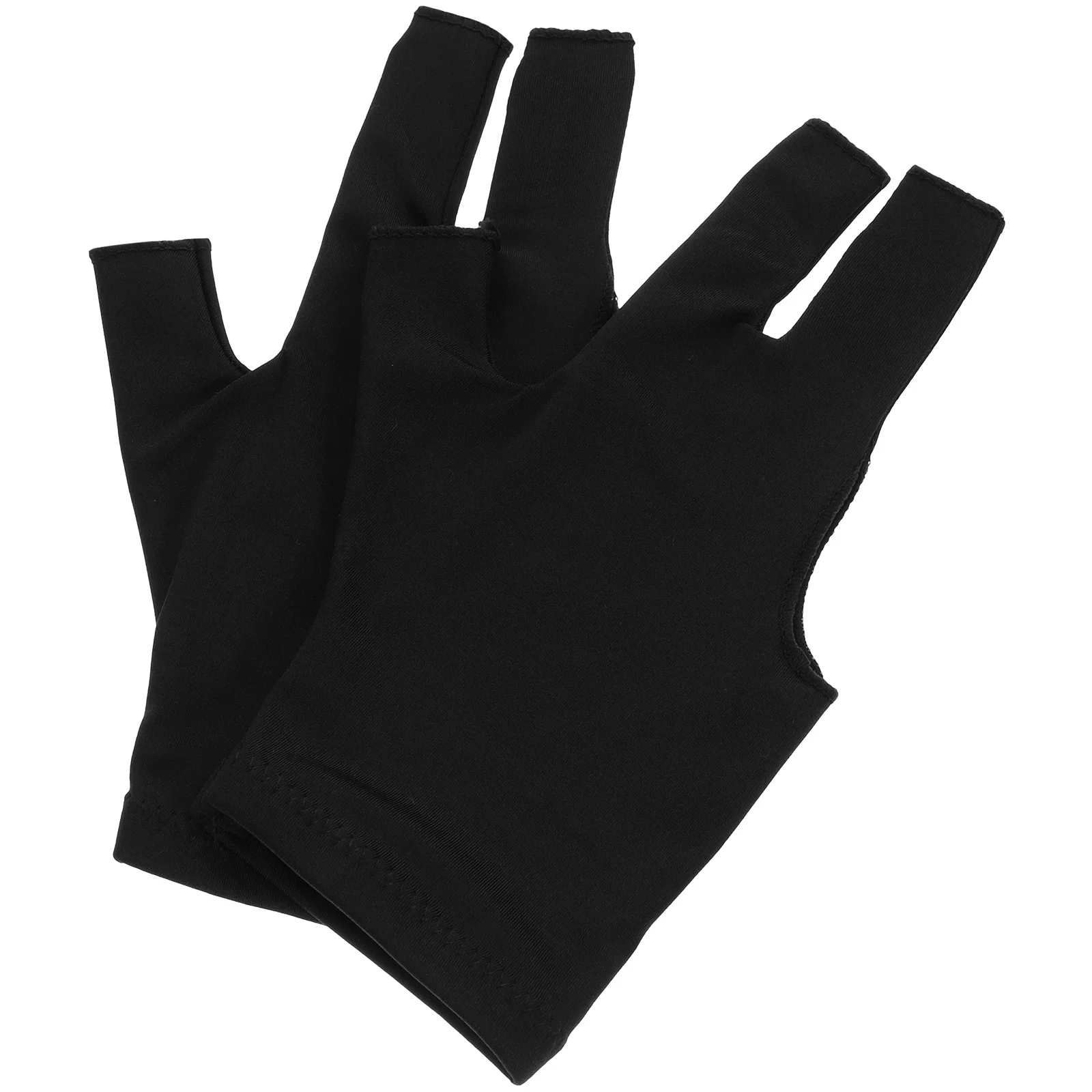 

Elasticity Three Finger Gloves Mittens Oven Nylon One Wear-resistant Cue Sports