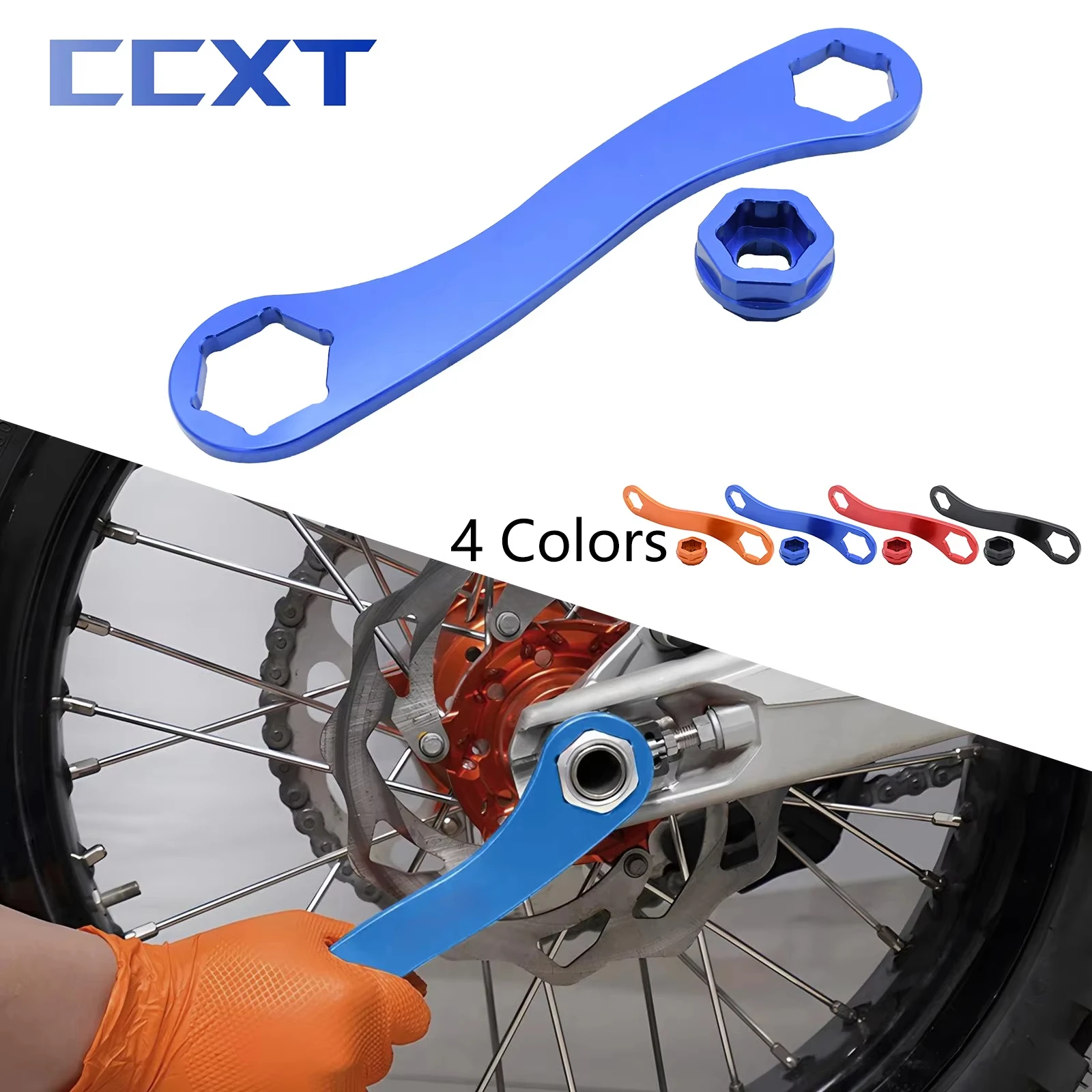 

For Husqvarna TE FE 250 300 FC TC FX TX 125-701 2014-2023 Front Rear Wheel Axle Wrench Removal Tool For KTM 390 Duke 690 790 890