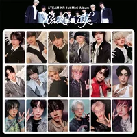 9Pcs/Set &TEAM HD Photocards Back to Life New Album LOMO Cards Double Sides Glossy Postcard K FUMA NICHOLAS Fans Collection 2