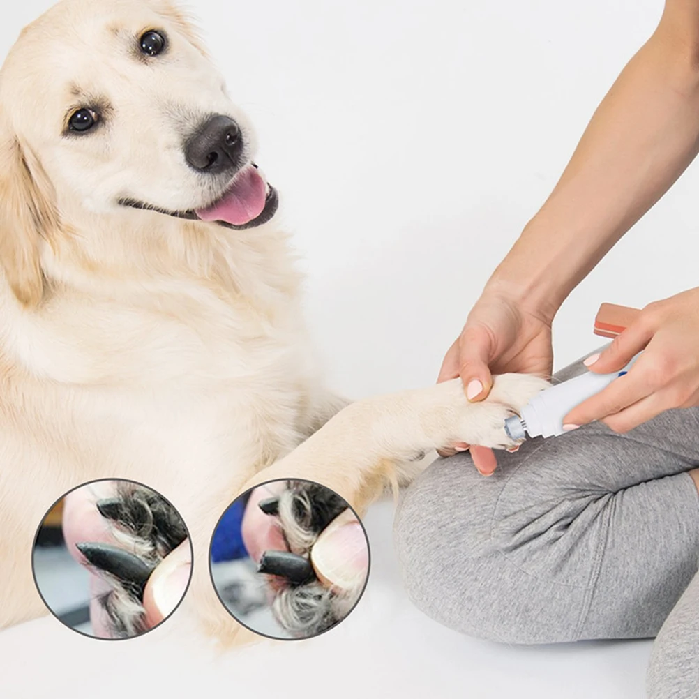 

Electric Nail Grinder Dog Cat Hair Trimmer Claw Small Dogs File Quiet Accessories