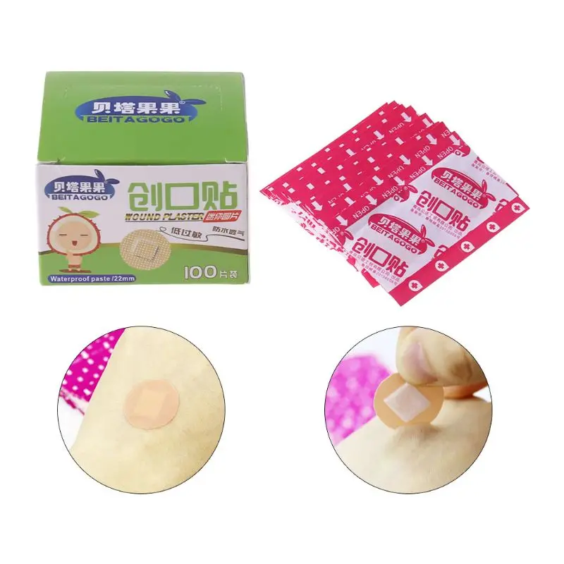 120 Pcs/box Cartoon Mini Children Breathable Waterproof Bandage Medical ok Bandages Hemostatic Patch