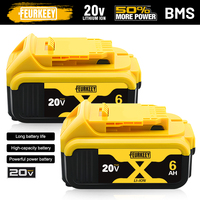 New 2025 for Dewalt replacement battery, compatible with Dewalt 18V, 20V tool battery, DCB200, 21700,2Ah,4Ah,5Ah,6Ah,9Ah,60v