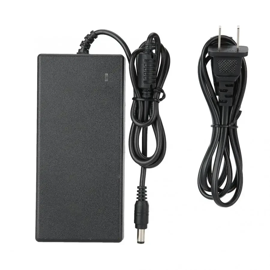 Fast Charging 54.6V 2A Charger DC 5.5mm Connector for 48V 13S Li-ion Battery Pack Lithium Battery