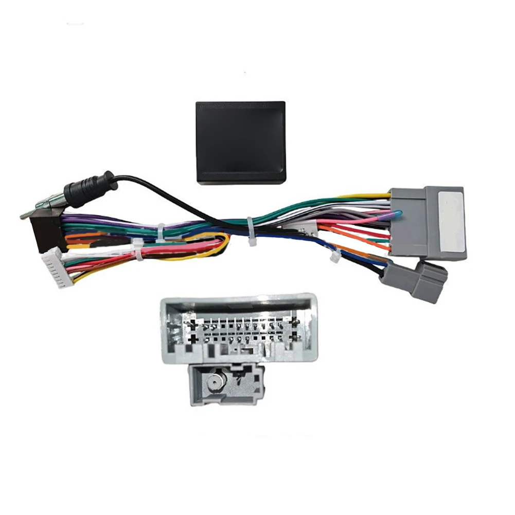 16-Pin For Android Radio Large-screen Cable Power Connector CANBUS Mid-To-High-End For Honda Fit 2021 Electronics Accessory