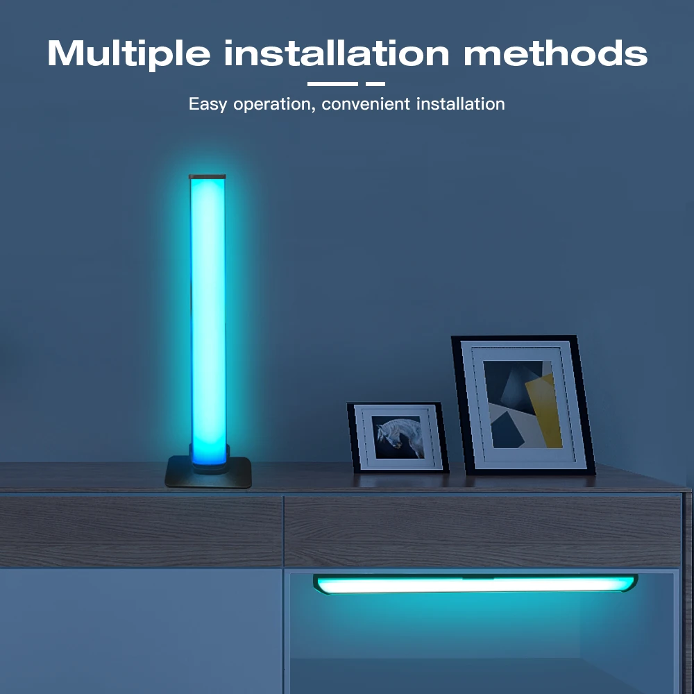 GLEDOPTO 4W Smart LED Light Bar,  ZigBee 3.0 DC5V RGBCCT Smart LED Lamp Tuya Smart Life Homey Alexa App Voice RF Remote Control