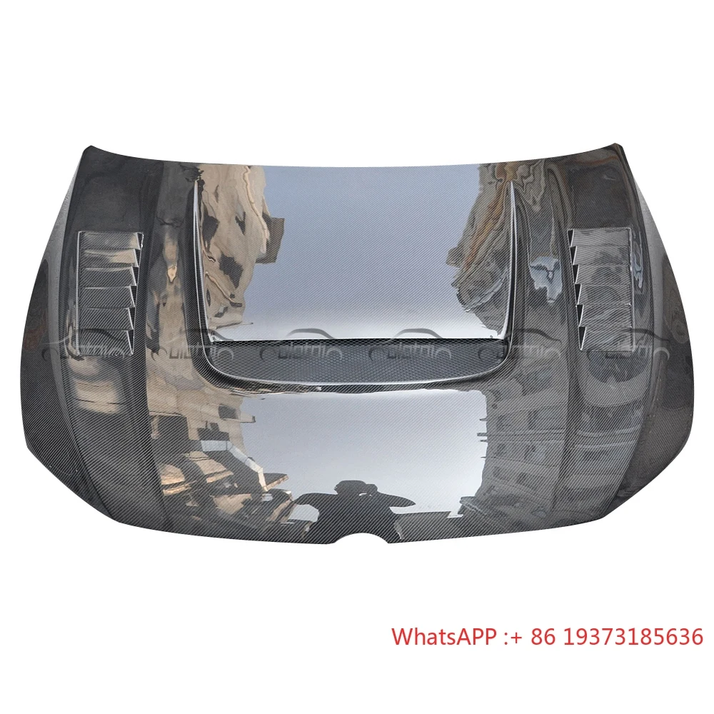 

VRS Style Carbon Fiber Front Engine Hood Bonnet Trim Cover Hood Spoiler Wing Boot for Volkswagen VW GTI MK8 Body Kits