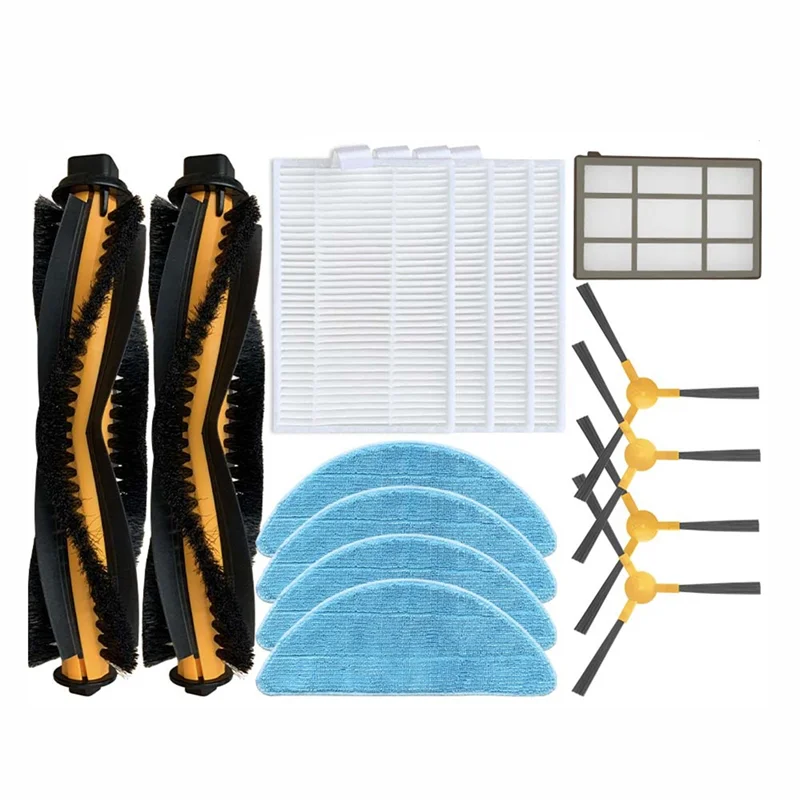 For Create Netbot S18 Robot Vacuum Cleaner Replacement Spare Parts Main Side Brush Hepa Filter Mop Pad