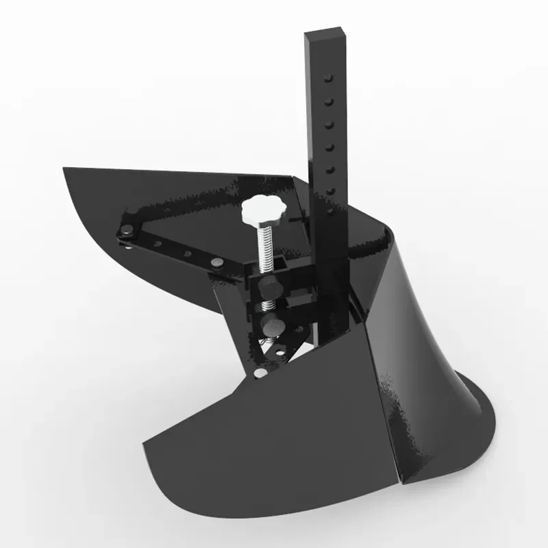Small micro-tiller Adjustable trench opener Hand-supported multi-functional small orchard Fertilization trenching soil