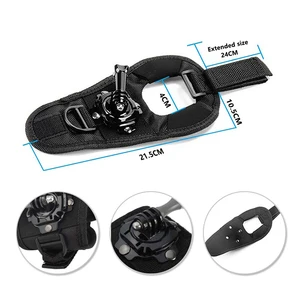 360 ° Rotation Handschuh Impulsgriff Montage für GoPro Hero 12 11 10 9 8 7 6 5 SJCAM INTL360 X2 X3 DJI OSMO -Zubehörzubehör 12 Hauptverkaufsarm 12 Saiten - №1